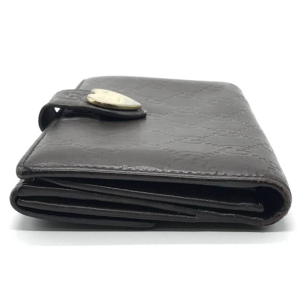 GUCCI Guccissima Bi fold Long Wallet Brown - Picture 4 of 12
